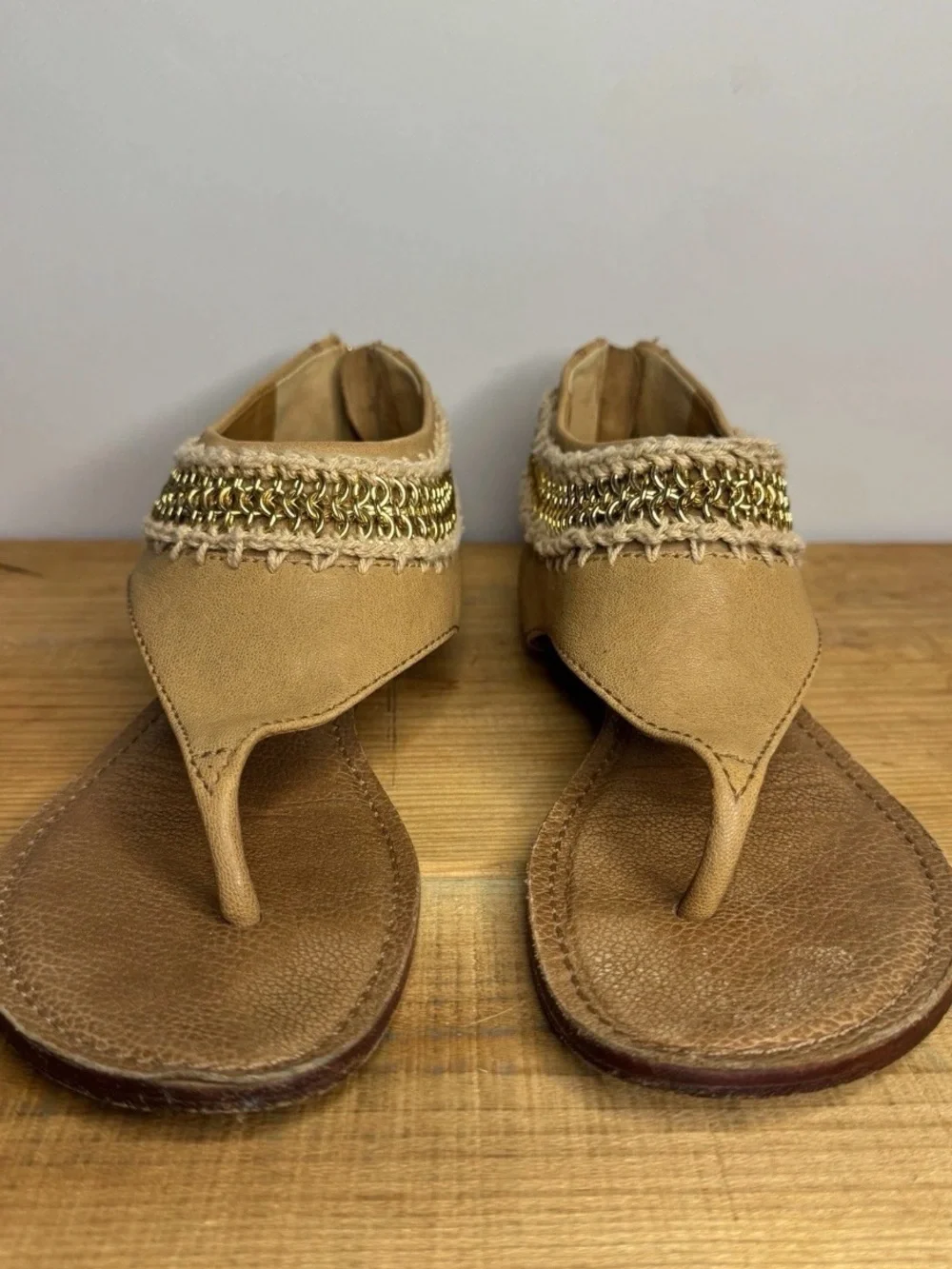 Tory Burch tan leather